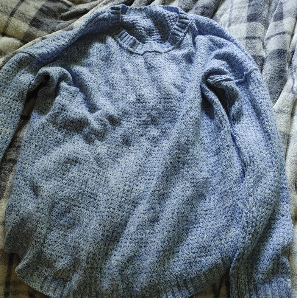 So Light Blue Sweater XLarge